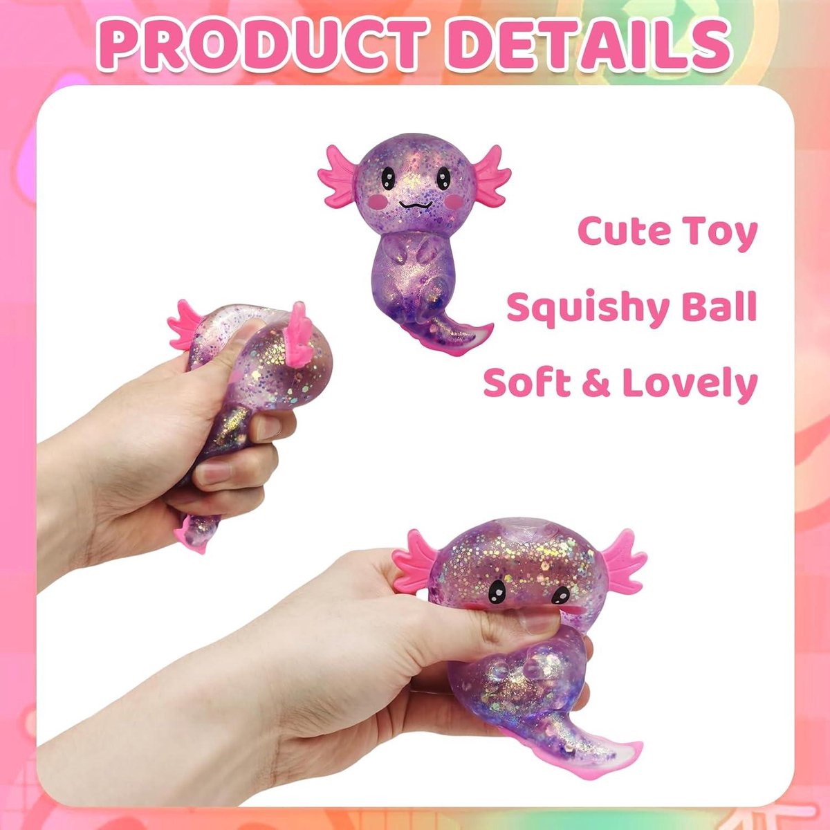 Scrunchems Axolotl Squish - Cedille Speelgoed