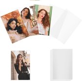 Allecto Plus - 100 stuks Fotokaarthoesjes 56 x 89 mm Transparant Albumbescherming Foto- en Ruilkaarten - Ideale Bescherming