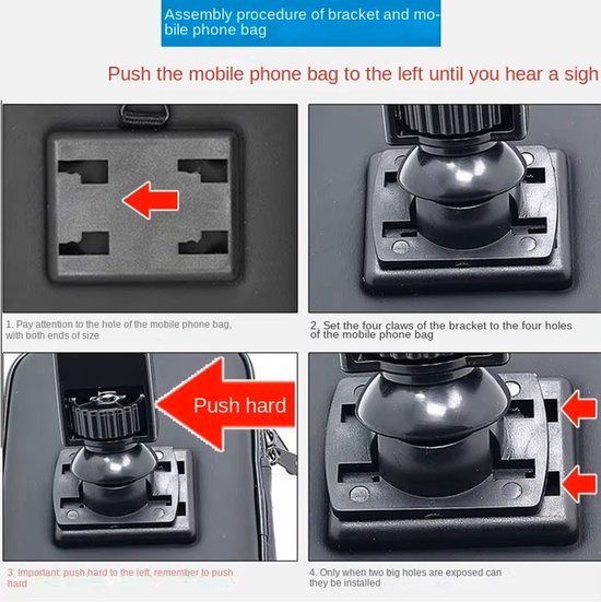Support de téléphone pour vélo, étanche, universel, adapté aux téléphones jusqu'à 16,5 cm (6,5 pouces), Fietshouder sur le volant support de téléphone moto