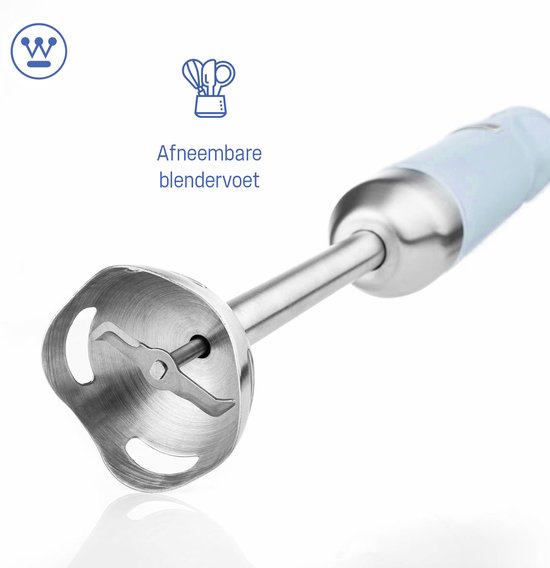 Westinghouse - Retro Serie - Staafmixer Blauw - 600W van Westin — afbeelding 4