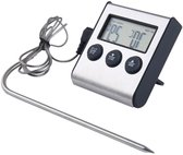 Allecto Plus - Vlees Thermometers voor het koken en BBQ - Timer Probe - Food Thermometer - Grilling - Vloeibare temperatuur met sonde - Water, melk, wijn