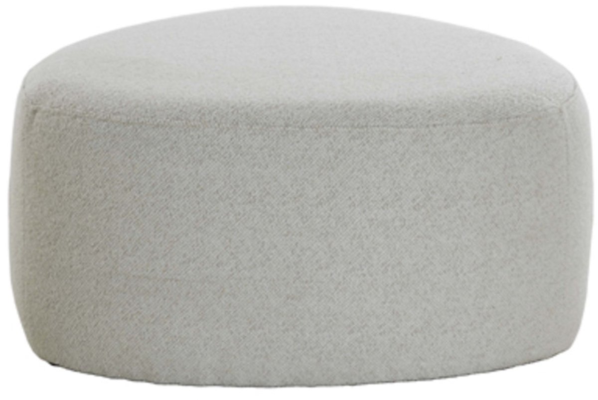 Poef Liberia Bouclé, 68 x 68cm - Beige