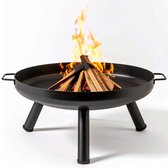 Goliving Vuurschaal Voor Buiten - Vuurkorf - Tuinhaard - Sfeerhaard - Terrasverwarmer - Staal - Ø 60cm