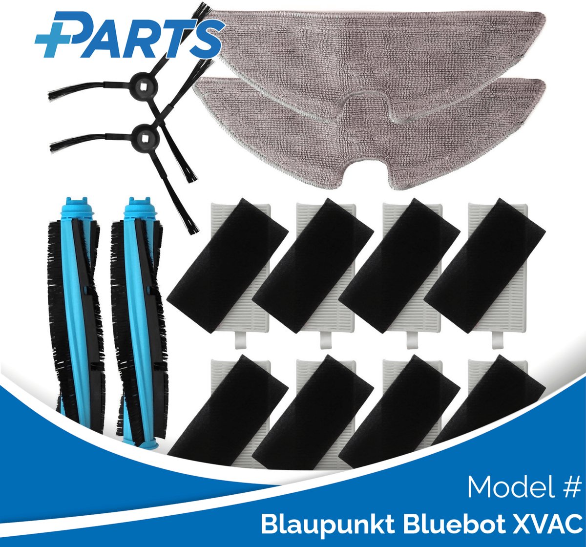 Blaupunkt Bluebot XVAC Onderhoudsset (Plus.Parts® alternatief voor BPK-BHXTE1)