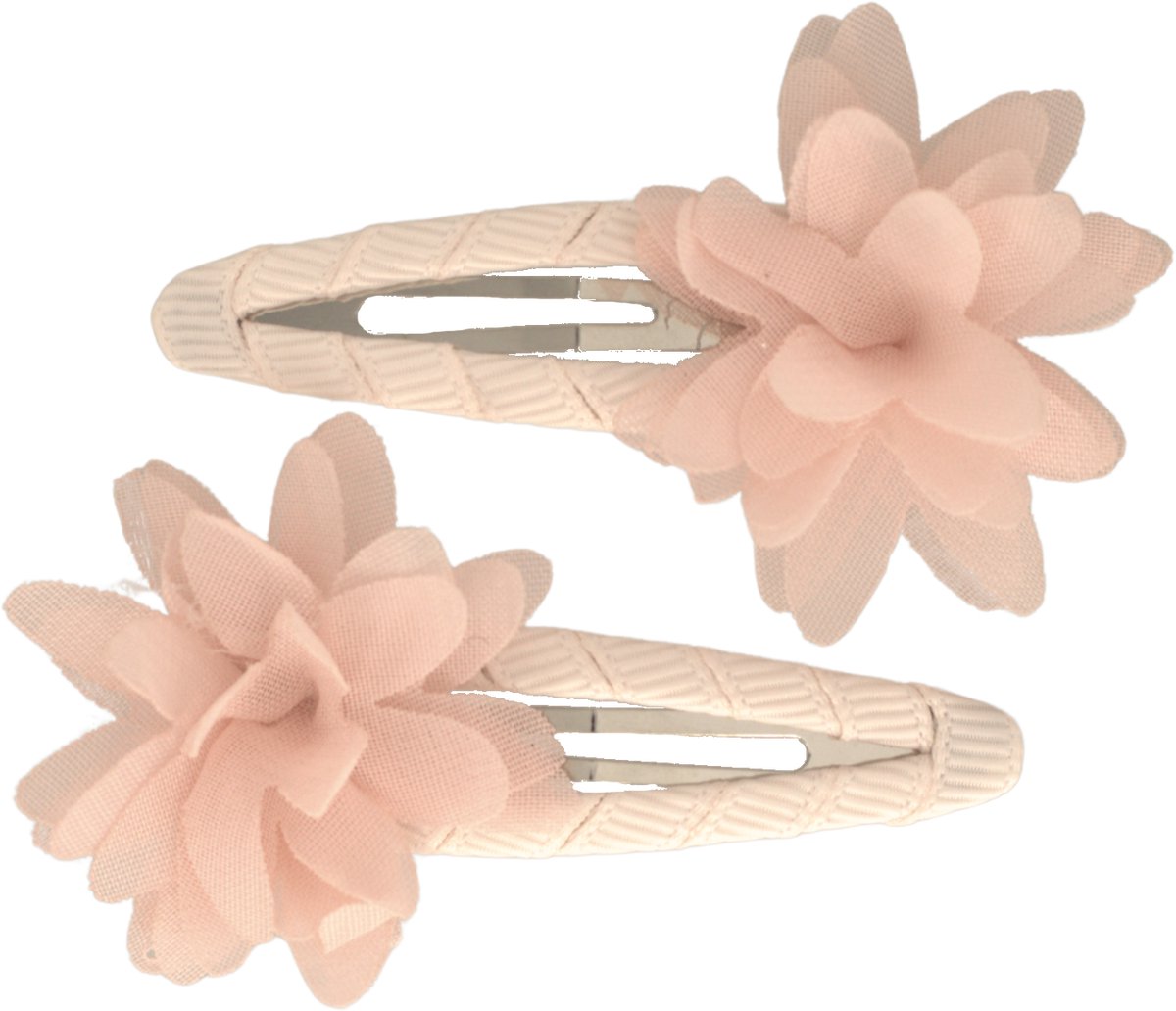 Haarspeldjes stars - Flower soft pink
