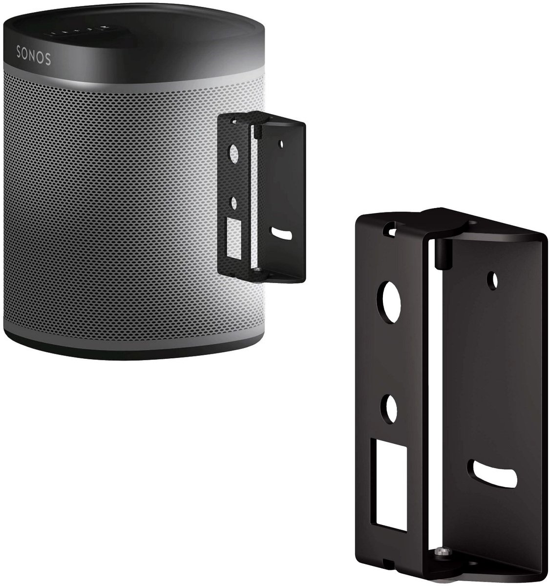 Hama Muurbevestiging voor Sonos PLAY 1 swivel zwart