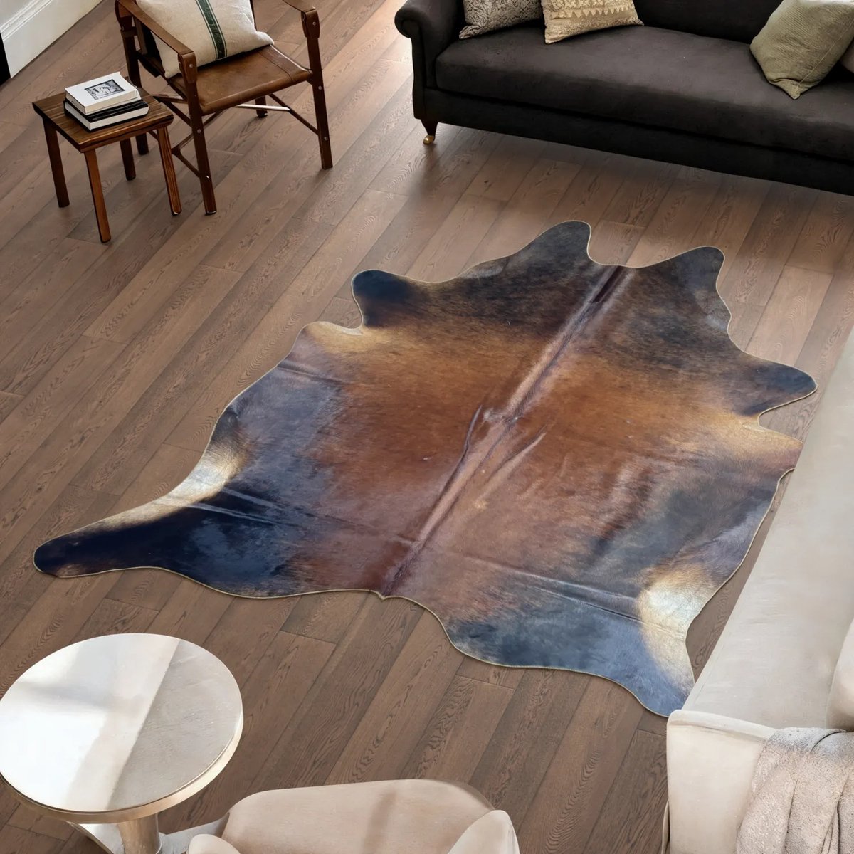 Koeienhuid Vloerkleed - 226 cm x 195 cm - Koeienkleed / Koeienvel / Dierenvel / Dierenhuid Tapijt