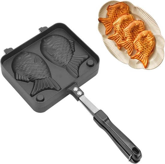 pan visvormige pannenkoeken dubbele pan taiyaki pan visvormige pannenkoeken dubbele pan taiyaki