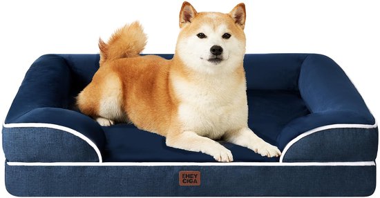 Orthopedisch hondenbed voor grote en middelgrote honden, hondenslaapbank met waterdichte inleg