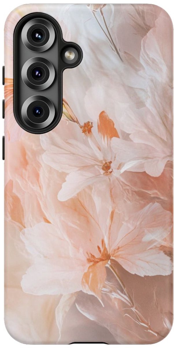 Zachte Roze Bloemen – Telefoonhoesje Geschikt voor Galaxy S25