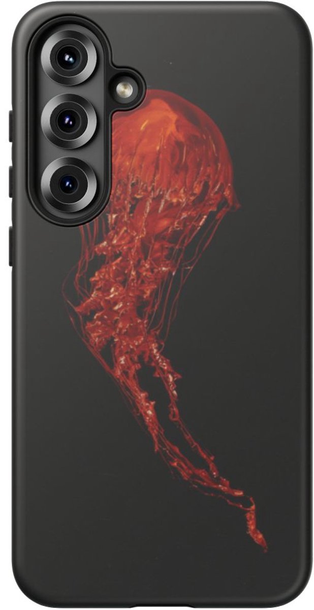 Rode Kwal Illustratie – Telefoonhoesje Geschikt voor Galaxy S25 Plus