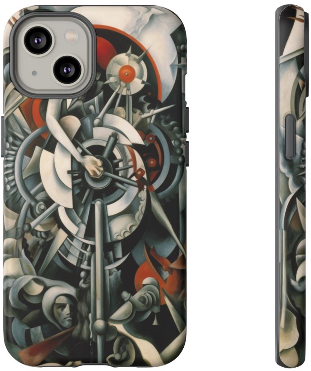 Abstracte Geometrische Machinist – Telefoonhoesje Geschikt voor iPhone 14