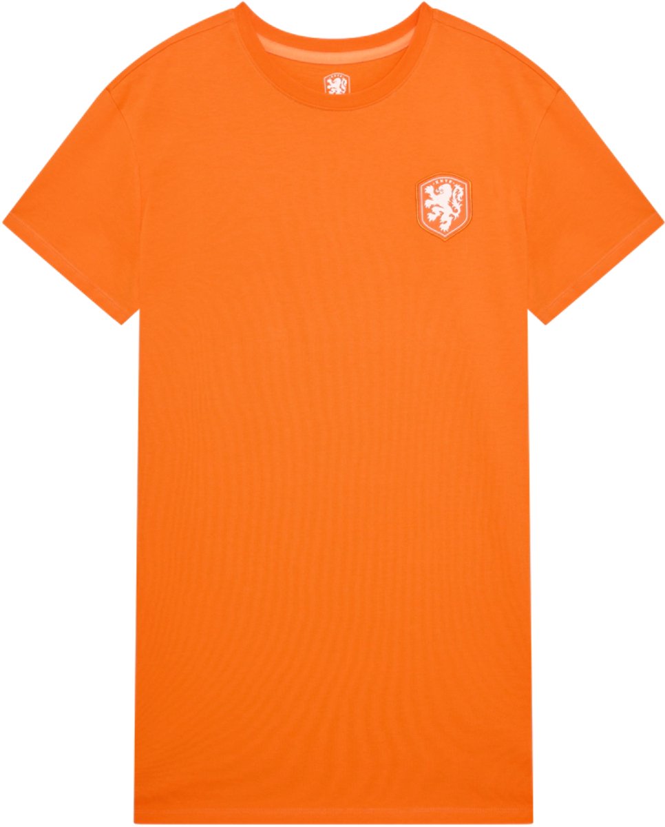 Nederlands Elftal T-Shirtjurk Dames - Maat XL - Oranje - Jurk - KNVB - Voetbal - Officiële Merchandise - Fankleding