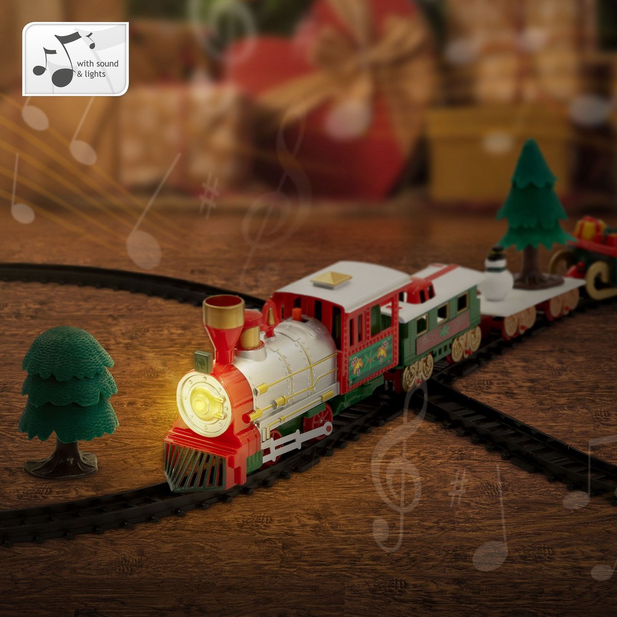 Kersttrein Met Licht En Geluid 25 Delig