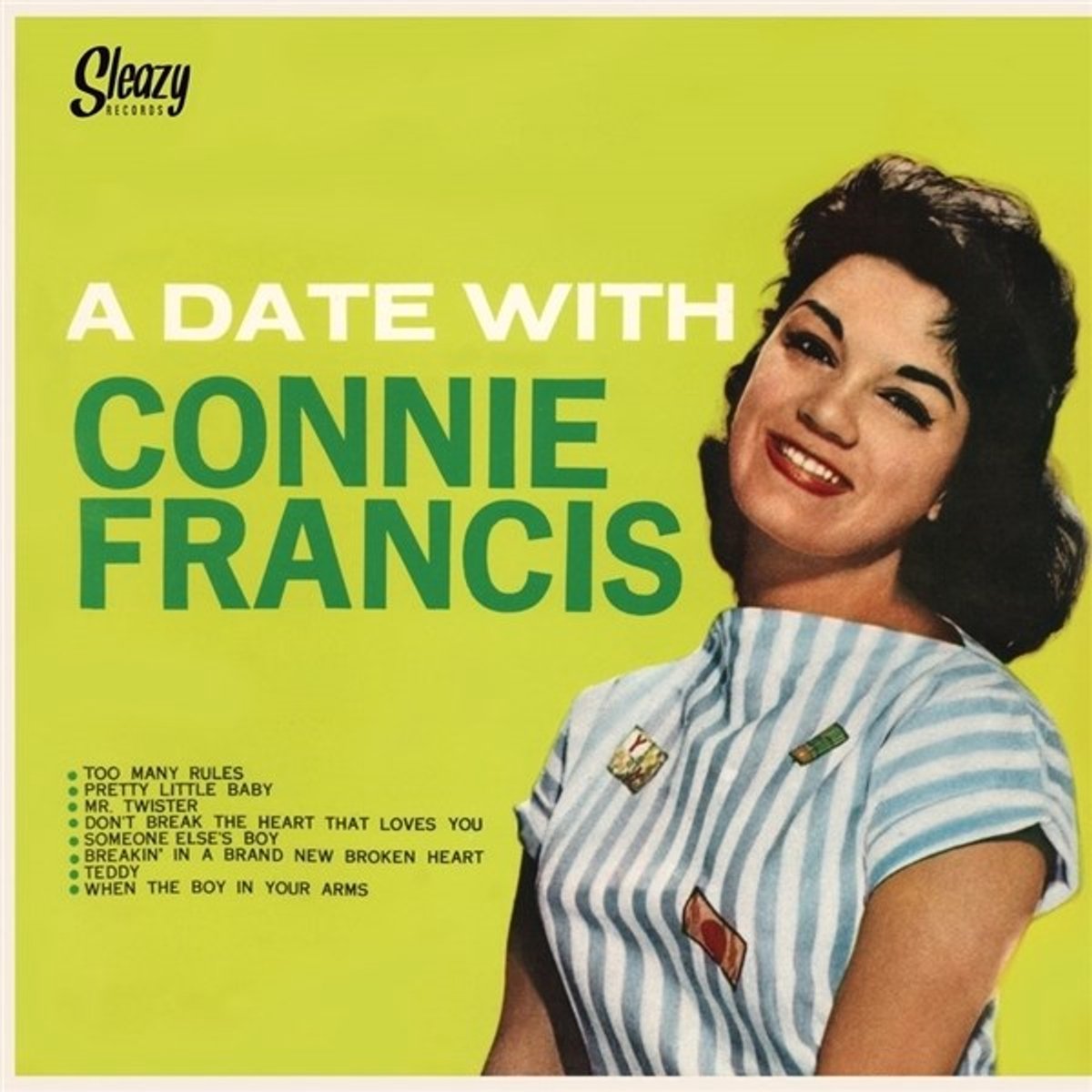 Connie Francis - A Date With Connie Francis (10" LP)