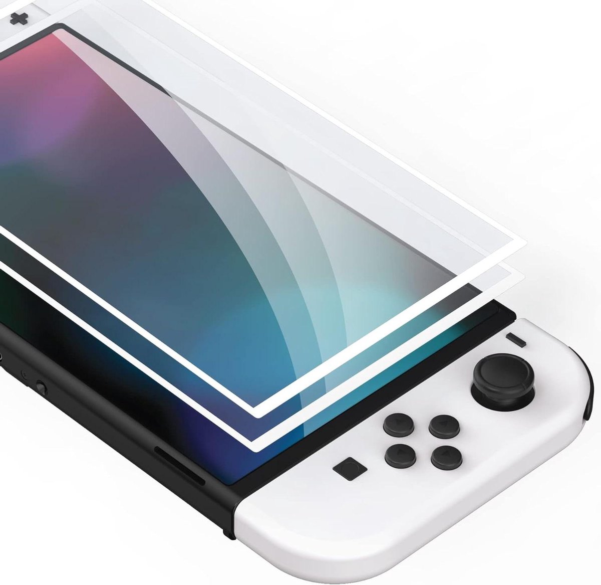 Gehard Glas Screenprotector Nintendo Switch OLED - 2 Stuks - Anti-Kras - Kristalhelder
