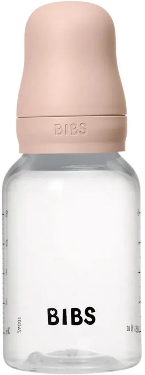 Bibs Fles - Slow Flow - 150 ml - Silicone - Blush van Merkloos — afbeelding 4