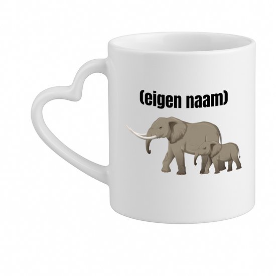 Koffiemok Leuk Presentje Grappig Humor Olifant Feestelijk Vrolijk 73 Jarige