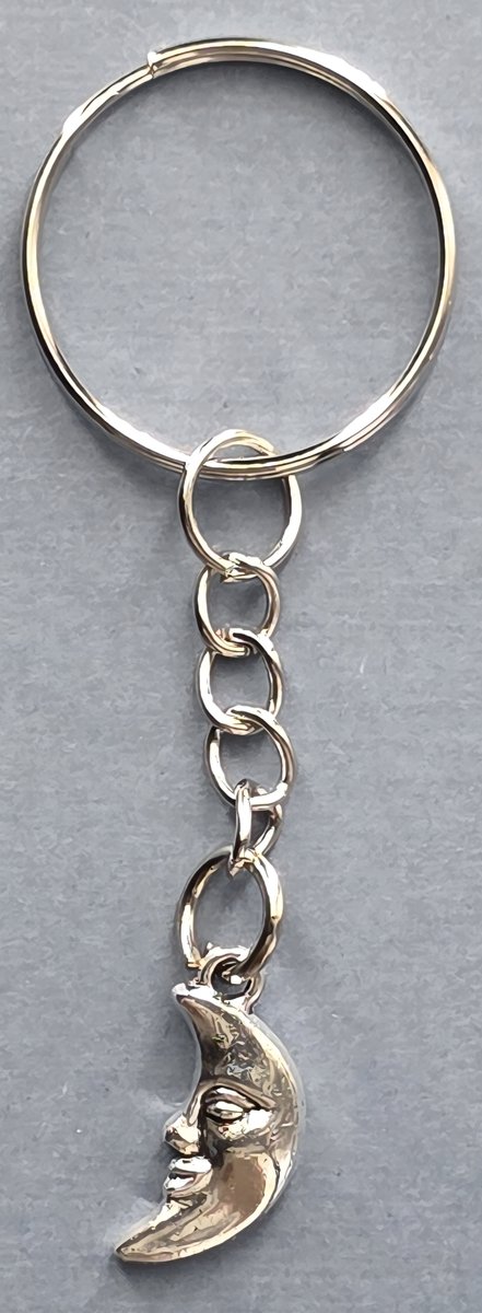 maan sleutelhanger