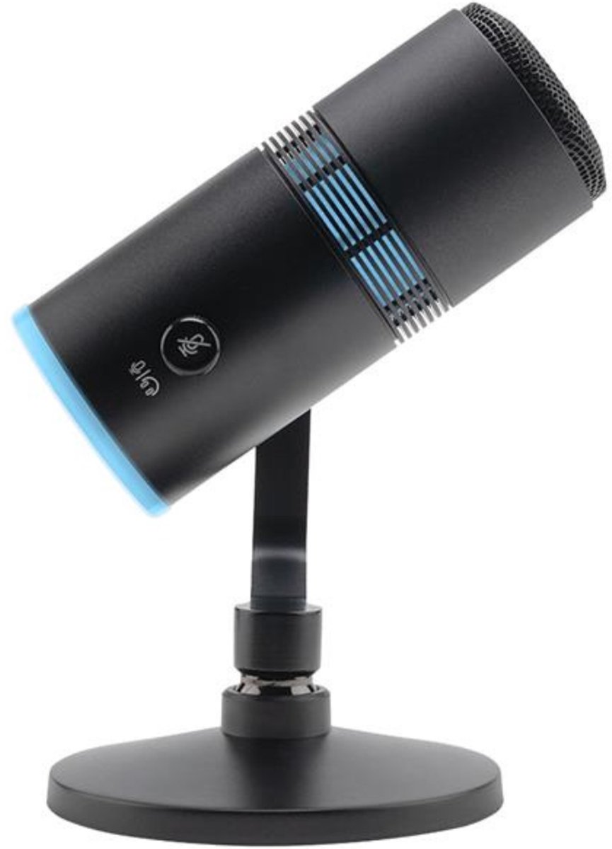 THRONMAX V8 Condensor RGB USB 96KHZ CAPSULE Microfoon, Zwart