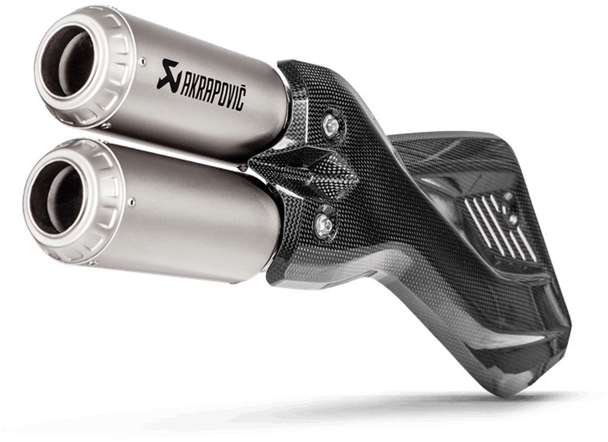 Akrapovic Slip-On Line (Titanium) Multistrada 950 / 950 S,1200/1260 Enduro 2017- (S-D9SO10-HIFFT) - Maat - Slip-On Exhaust