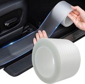 Auto instaplijsten sticker randbescherming auto rubber bumper bescherming transparant - 10M (7cm*10M