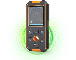 Maltrex Oplaadbare Leidingzoeker – Detector tot 120mm Diepte – Metaal, Stroomdraden, Hout & Leidingen – LCD Display – Kabeldetector Muurscanner