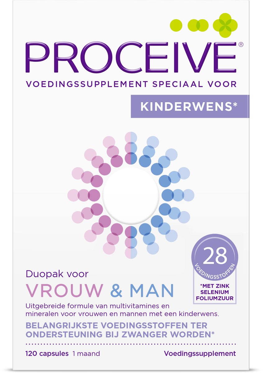 Proceive Kinderwens Duo - 60 Capsules