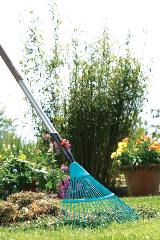 Bladhark voor het vegen en beluchten van mossige gazons met robuuste draadtanden Duroplast-coating werkbreedte 50 cm 3100-20 standaard — afbeelding 3