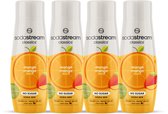 SodaStream Classics Orange Mango Zero siropen - Sinaasappel-mango smaak - Extra vitaminen en mineralen - Goed voor 36L bruisende drank - 4 stuks - 4x440ml