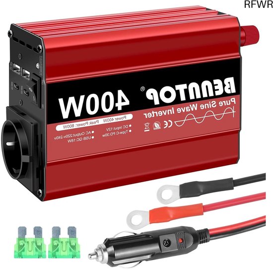 VETUS sinus-omvormer 1000 W, 24 V naar 230 V, 50 Hz - Bakker IJlst