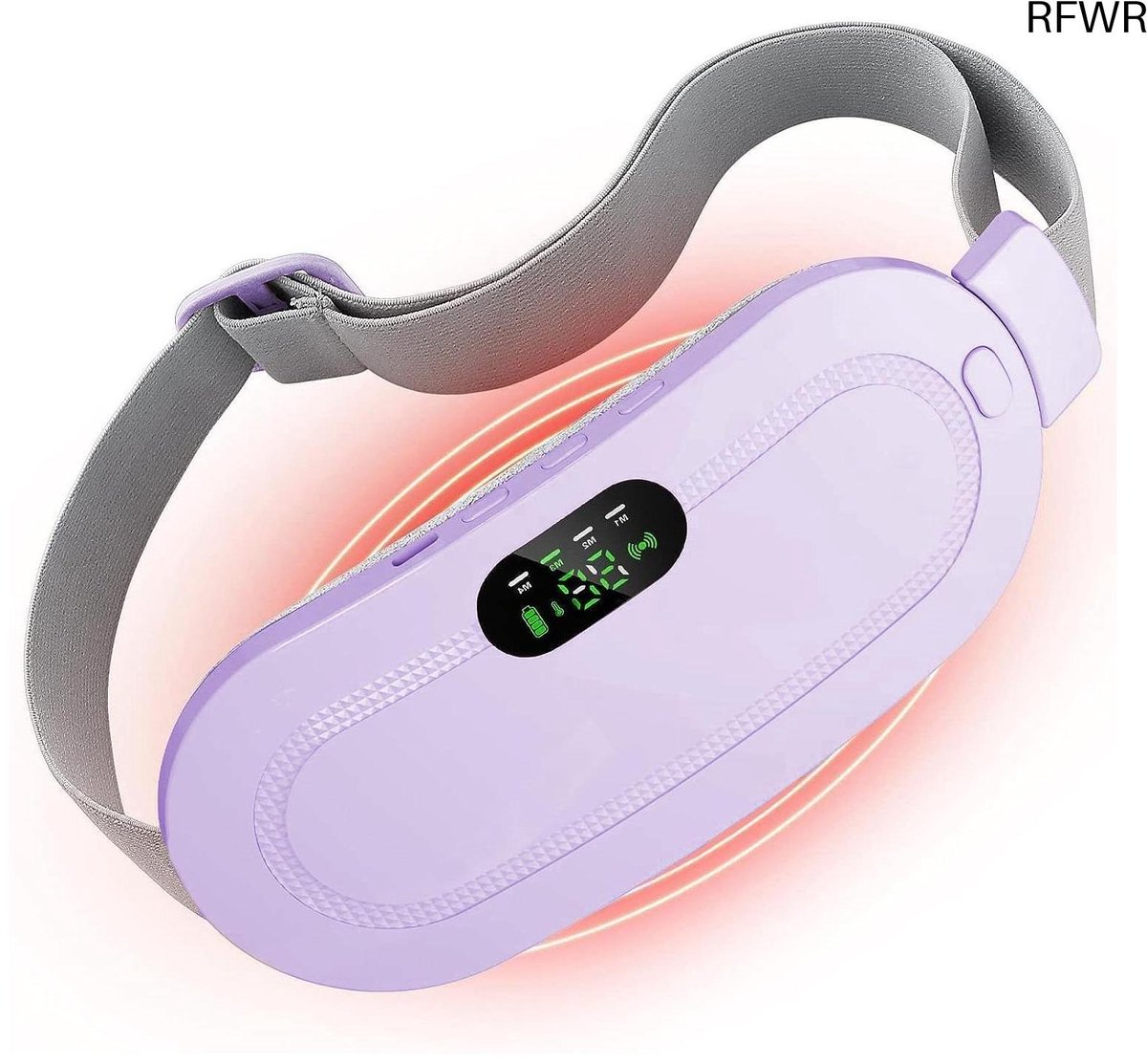 RFWR® Elektrische Warmtegordel voor Onder het Lichaam met Temperatuur- en Massagemodi