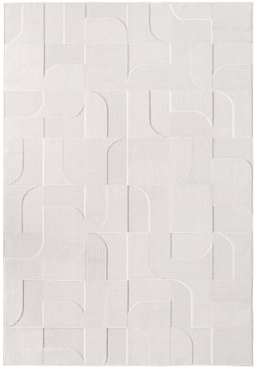Buitenkleed - Elvora Curve crème 240x340 cm