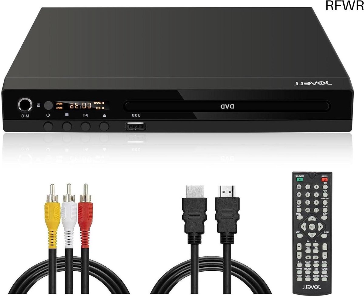 RFWR® Regiovrije DVD-Speler met HDMI en SCART - Compacte 1080P HD Speler voor Thuis