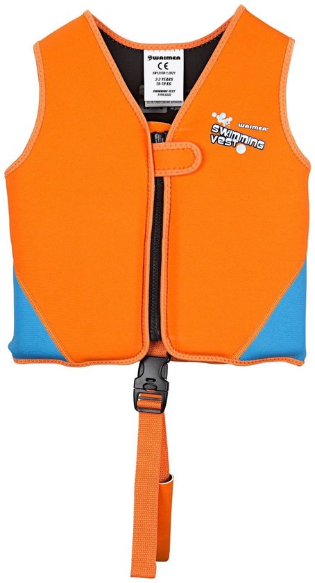 Waimea Zwemvest - 2-3 Jaar - 15-19 Kg - Neopreen - Fluororanje