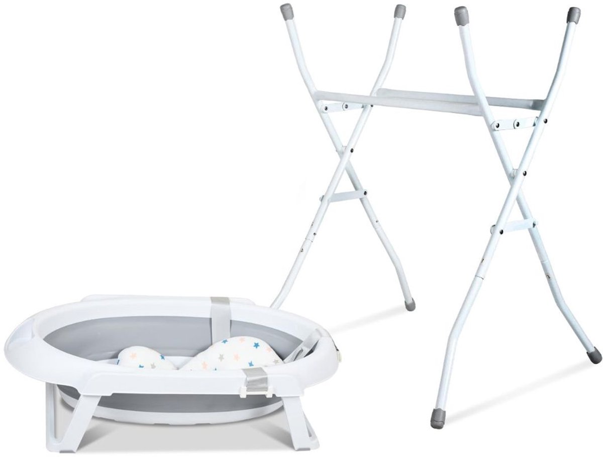 DailySupplies® Baby Badje met Standaard - Inklapbaar Bad - Zitbad - Bath Bucket