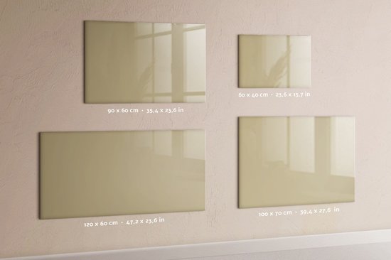 Magneetbord, verschillende maten en kleuren, inclusief 10 magneten, Made in Germany, 50 x 80 cm, cappuccino/beige