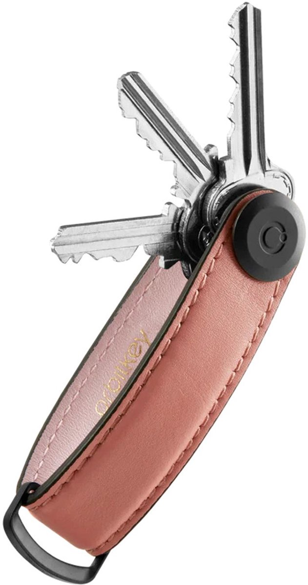 Orbitkey Premium Leather 2.0 Keyholder cotton candy