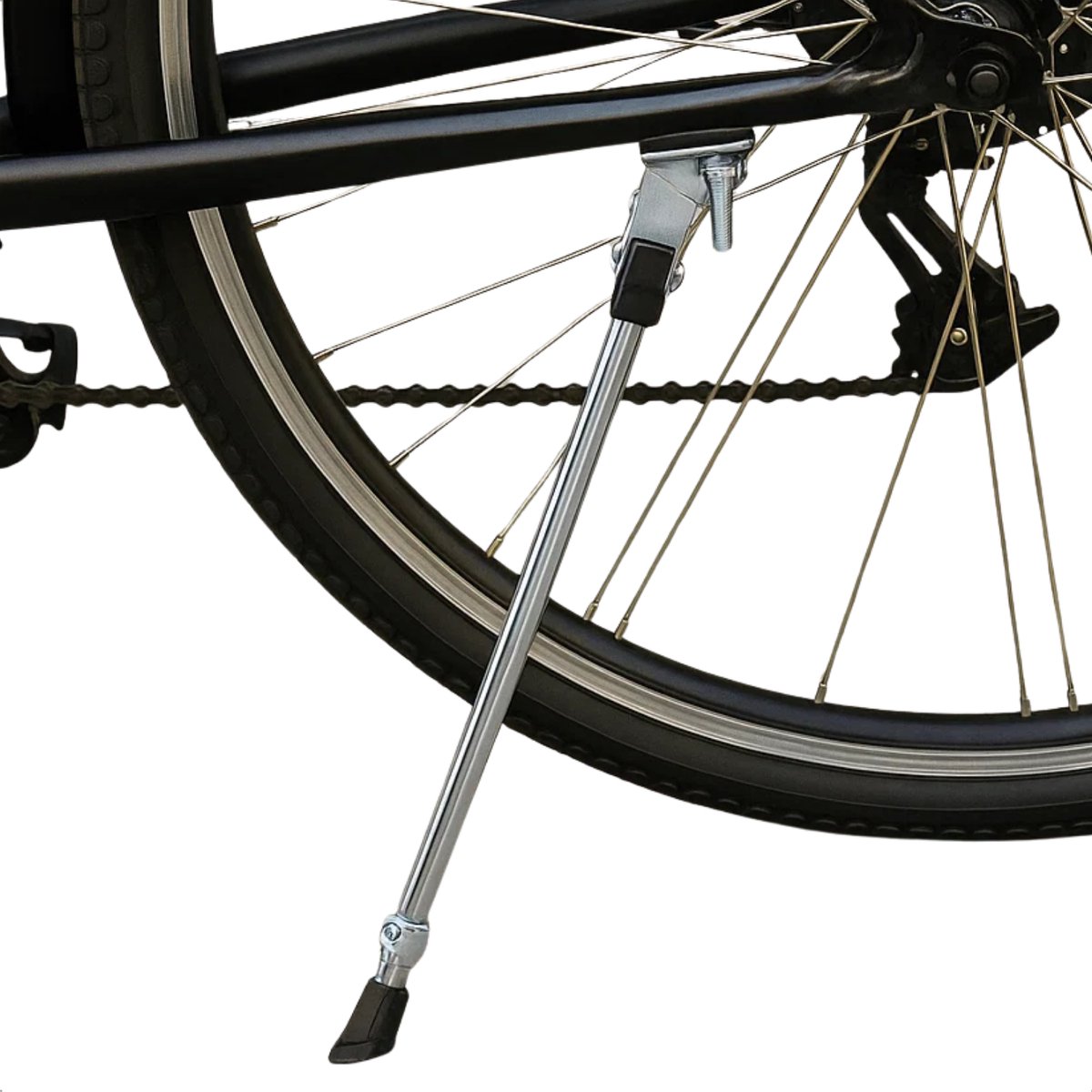 Cheqo® Fietsstandaard Aluminium - Verstelbaar - Fiets Standaard - Zijstandaard - Lichtgewicht