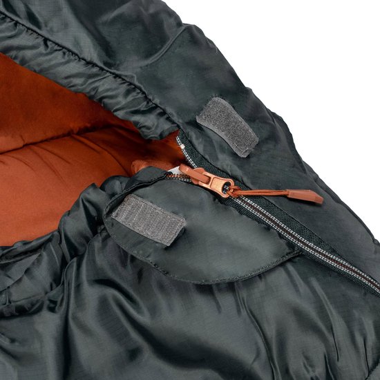 Highlander mummyslaapzak Rayet Hybrid 450E Dark Grey -7°C - Grijs van Merkloos — afbeelding 3