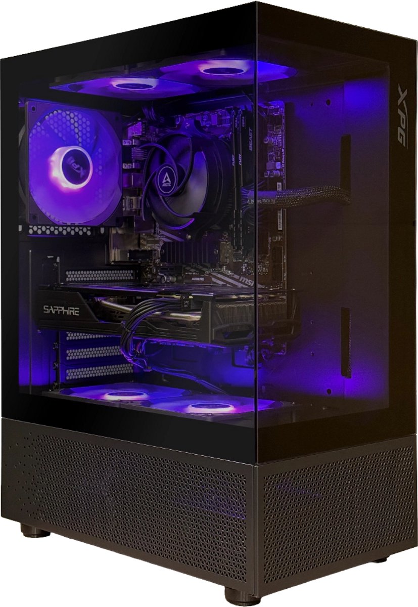 Xgaming Cyborg Gaming PC - Ryzen 5 5600X - Radeon RX 9060 XT - 2TB NVME SSD - 64GB - Wifi+Bluetooth