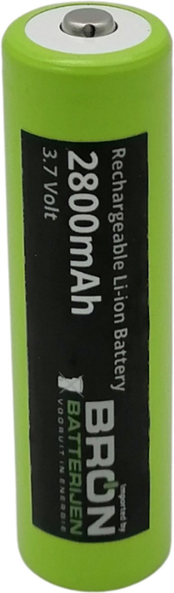 Lithium Batterij 3.7V 2800mAh type 18650 li-ion