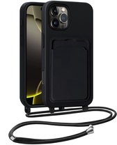 Étui pour iPhone 16 Pro avec cordon et porte- iPhone en Siliconen - Pro