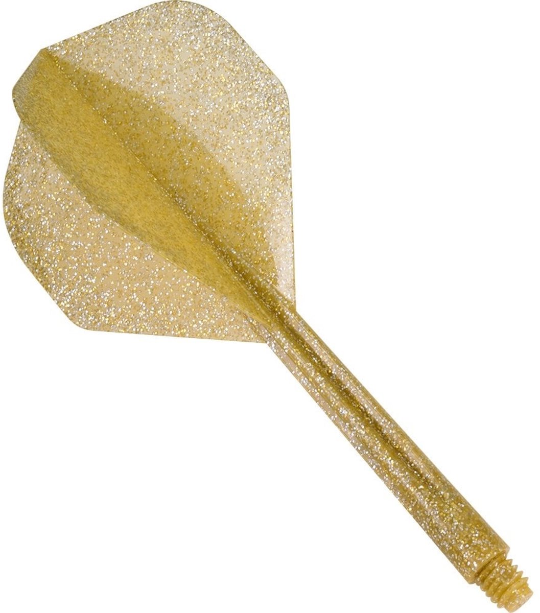 Condor Zero Stress Flight System - Standard Glitter Gold - Dart Flights Long