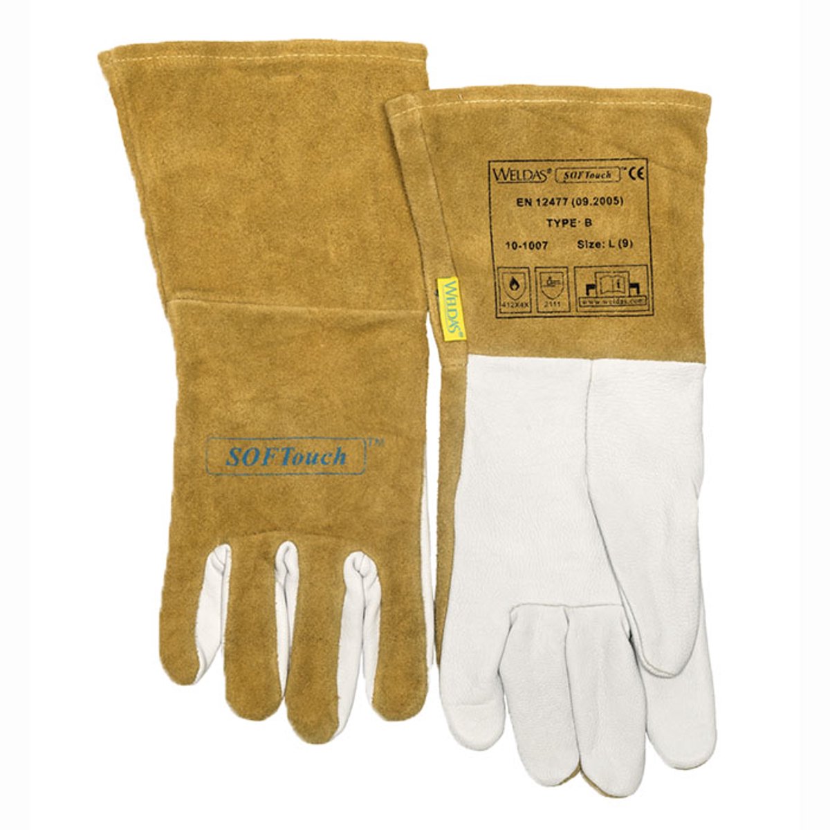 Weldas Lashandschoen TIG 10-1007 Maat XL