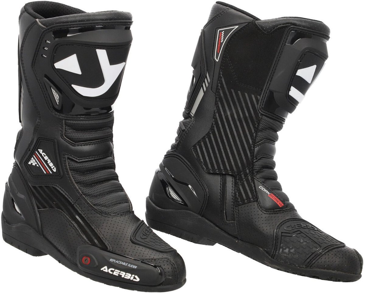Acerbis Corkscrew Zwarte Laarzen - Laars