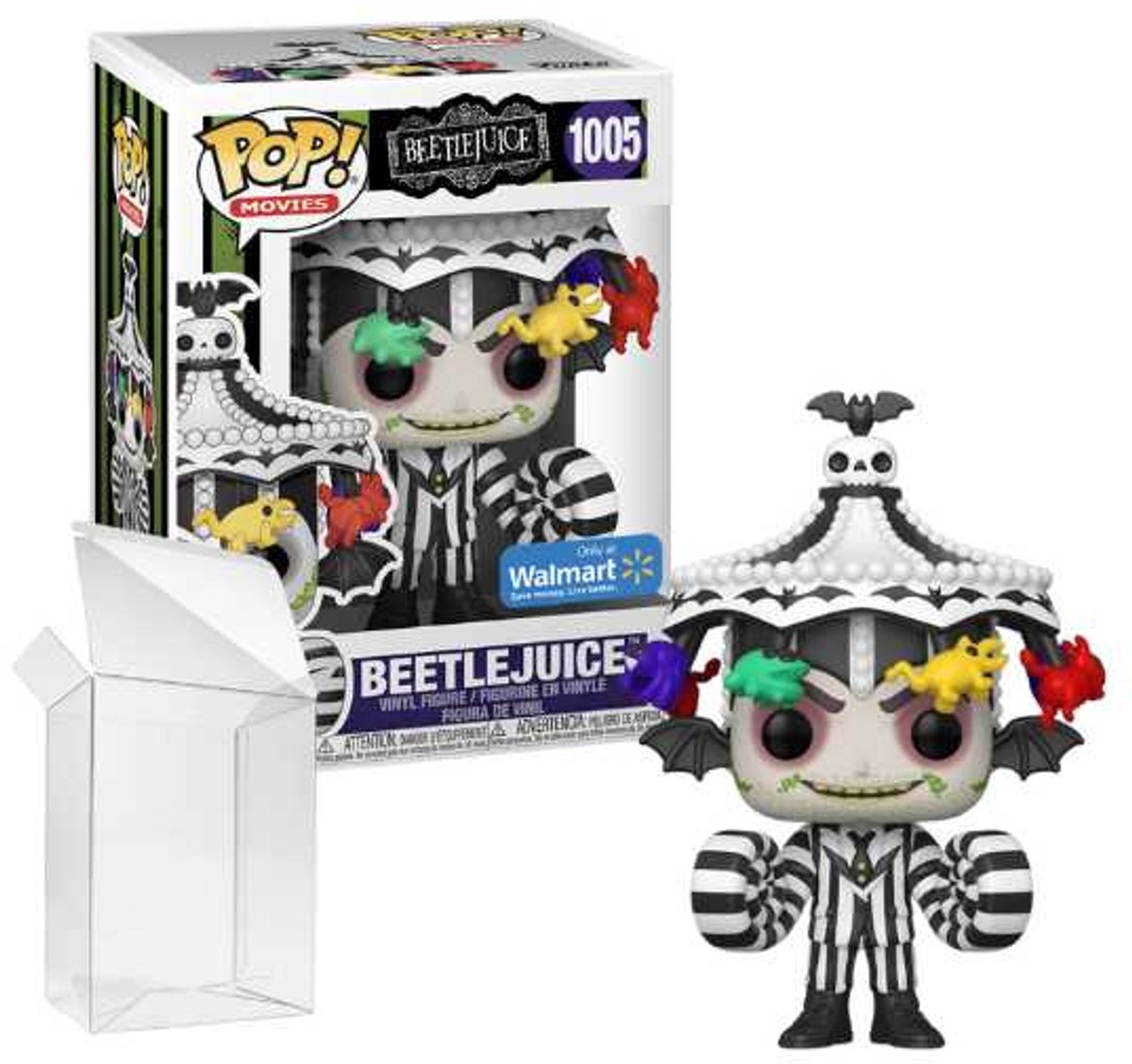 Funko Pop! Movies: Beetlejuice - Beetlejuice (Carousel Hat) #1005 Walmart Exclusive