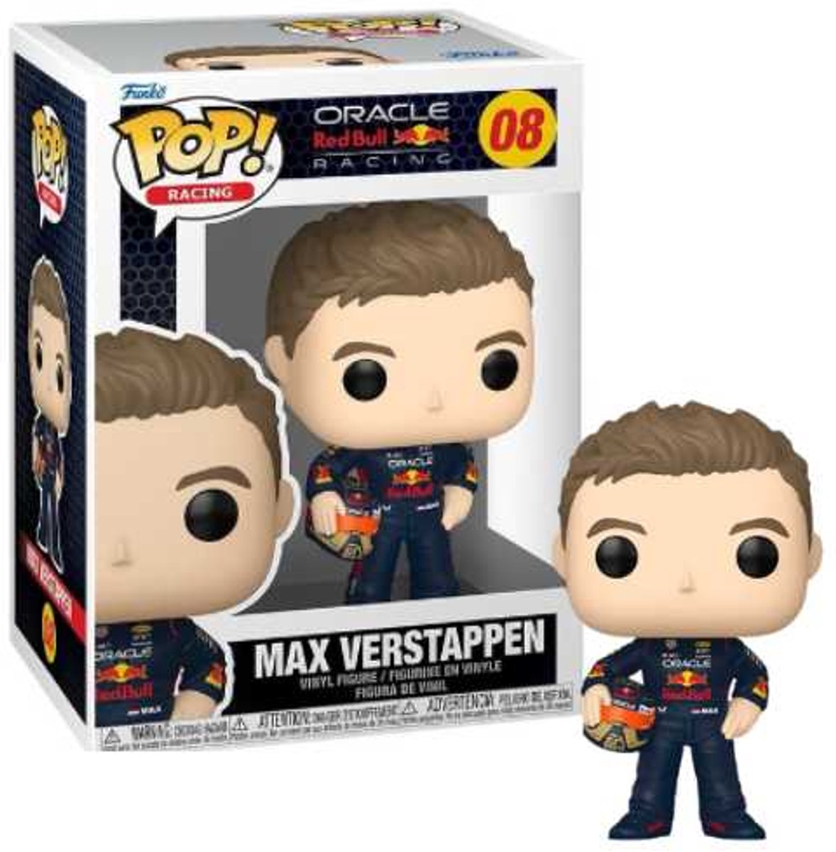 Pop Racing: Max Verstappen with Helmet Funko Pop #08 — afbeelding 7