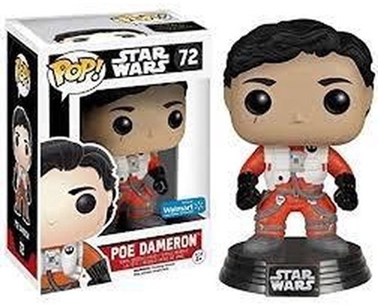 Funko pop! Star Wars EP VII - Vinyl #72 Poe Dameron No Helmet Ltd Ed. - Vaulted Grail Walmart