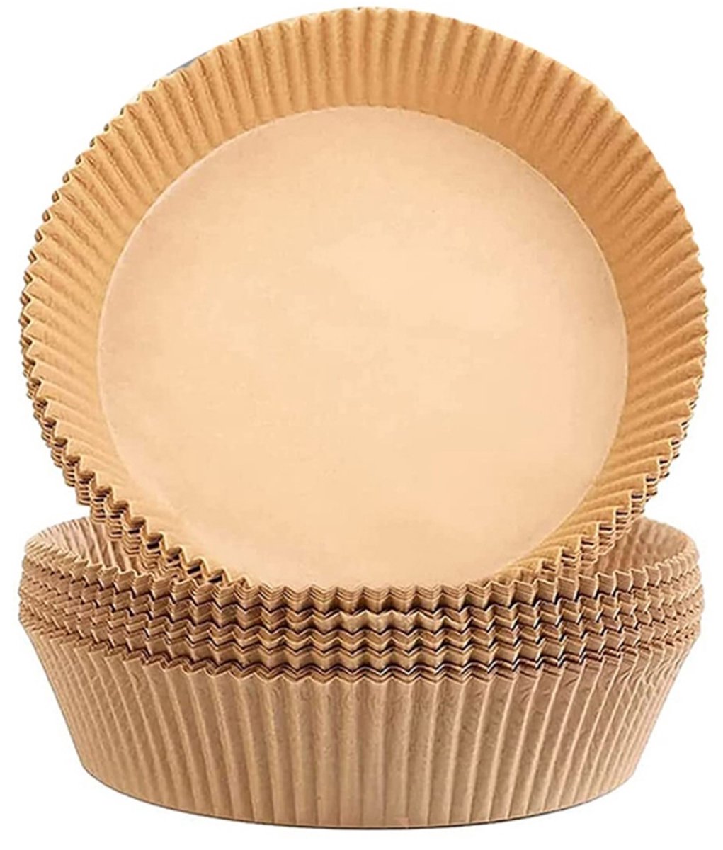 EXCITAT Airfryer Bakpapier - Airfryer bakjes - Bakpapier voor de airfryer - voor de airfryer - 16cm - 100 Stuks